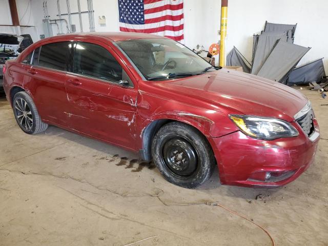 1C3CCBBGXDN712247 - 2013 CHRYSLER 200 TOURING RED photo 4