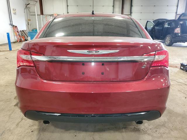 1C3CCBBGXDN712247 - 2013 CHRYSLER 200 TOURING RED photo 6