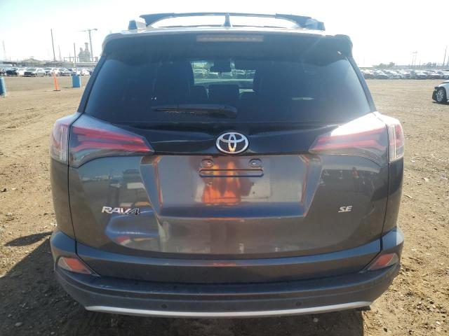 2T3NFREV9GW241655 - 2016 TOYOTA RAV4 SE GRAY photo 6