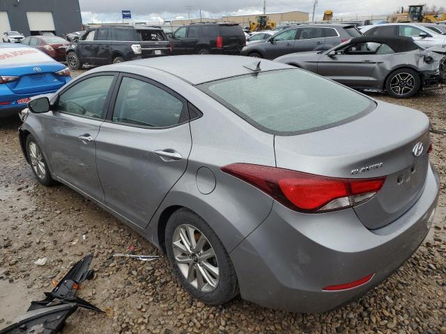 KMHDH4AE2FU353106 - 2015 HYUNDAI ELANTRA SE GRAY photo 2