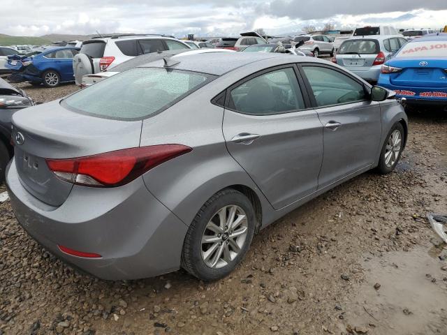 KMHDH4AE2FU353106 - 2015 HYUNDAI ELANTRA SE GRAY photo 3