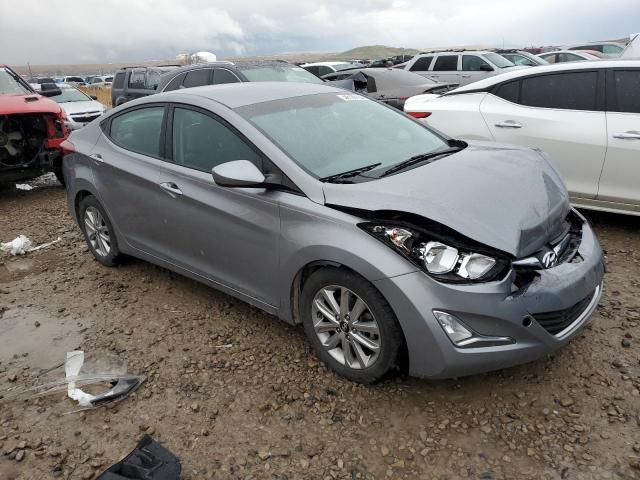 KMHDH4AE2FU353106 - 2015 HYUNDAI ELANTRA SE GRAY photo 4