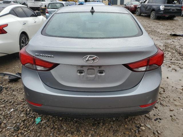 KMHDH4AE2FU353106 - 2015 HYUNDAI ELANTRA SE GRAY photo 6