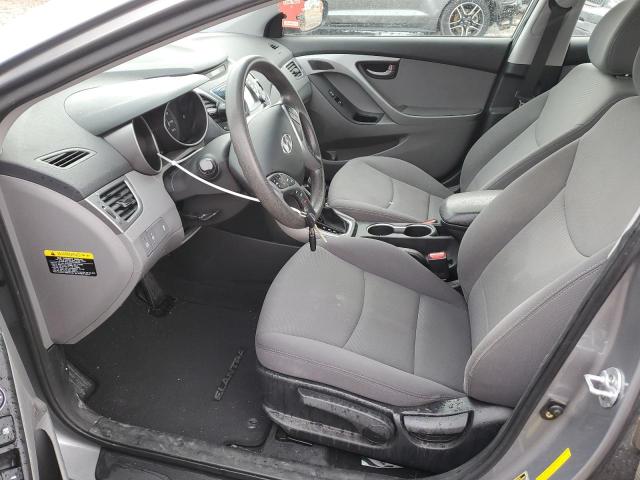 KMHDH4AE2FU353106 - 2015 HYUNDAI ELANTRA SE GRAY photo 7