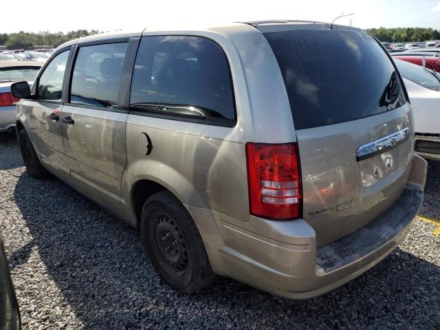 2A8HR44H88R148164 - 2008 CHRYSLER TOWN & COU LX TAN photo 2