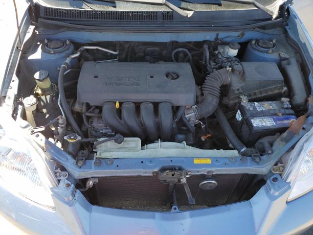 2T1KR32E48C693486 - 2008 TOYOTA COROLLA MA XR BLUE photo 11