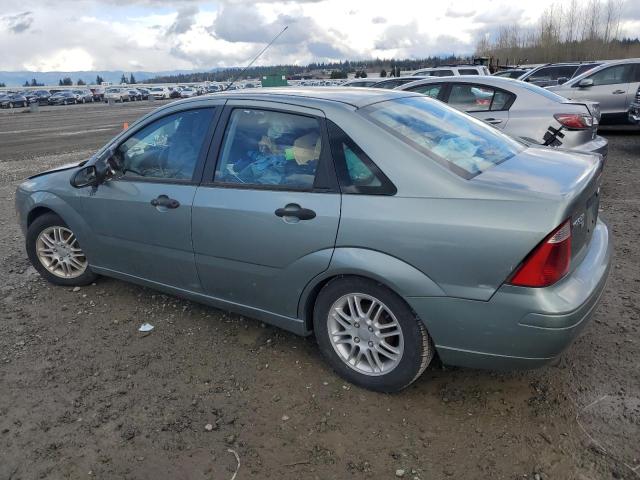 1FAFP34N85W164149 - 2005 FORD FOCUS ZX4 GREEN photo 2