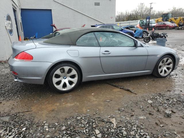 WBAEK73445B327789 - 2005 BMW 645 CI AUTOMATIC SILVER photo 3