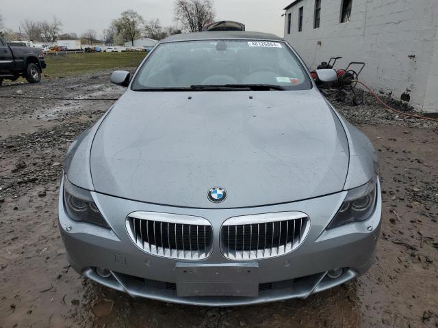 WBAEK73445B327789 - 2005 BMW 645 CI AUTOMATIC SILVER photo 5