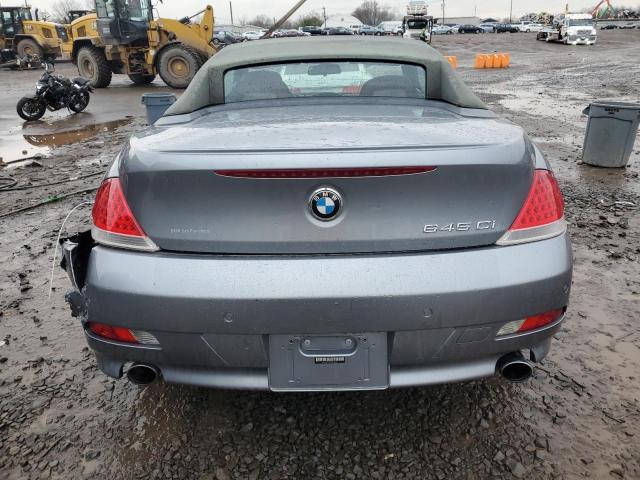 WBAEK73445B327789 - 2005 BMW 645 CI AUTOMATIC SILVER photo 6