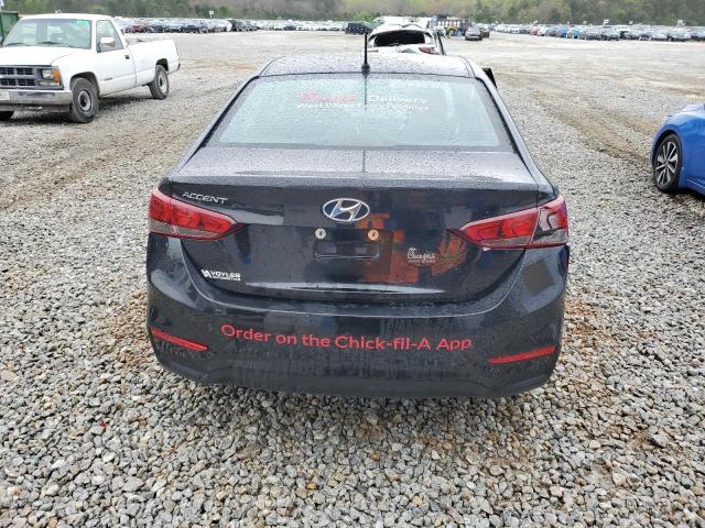 3KPC24A62NE170148 - 2022 HYUNDAI ACCENT SE BLACK photo 6