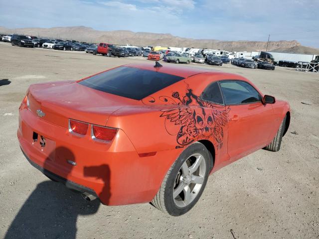 2G1FC1ED9B9202517 - 2011 CHEVROLET CAMARO LT ORANGE photo 3