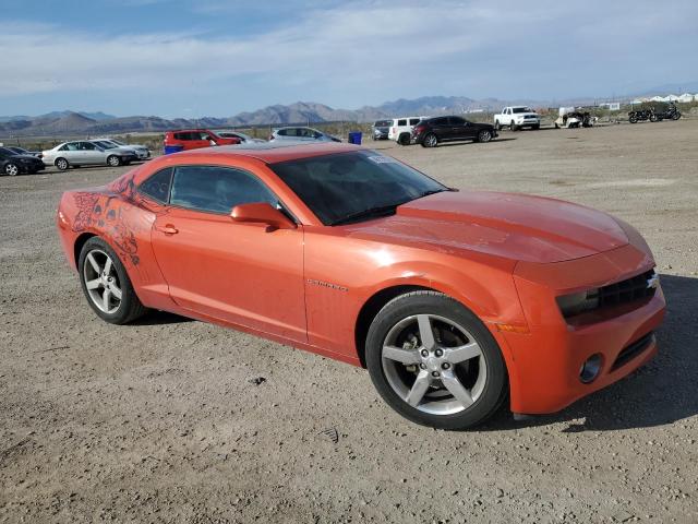 2G1FC1ED9B9202517 - 2011 CHEVROLET CAMARO LT ORANGE photo 4