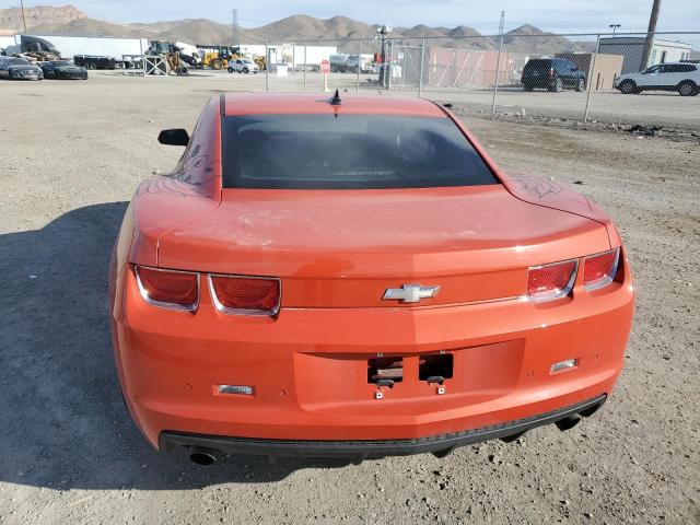 2G1FC1ED9B9202517 - 2011 CHEVROLET CAMARO LT ORANGE photo 6