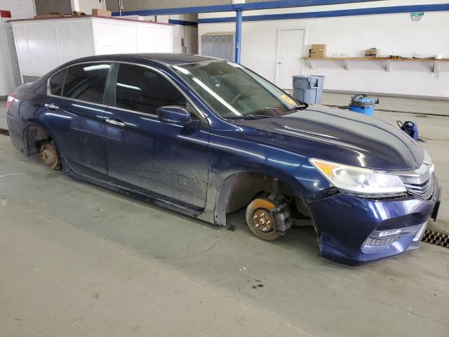 1HGCR2F66GA035836 - 2016 HONDA ACCORD SPORT BLUE photo 4