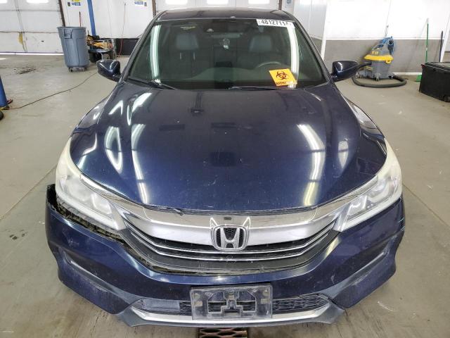 1HGCR2F66GA035836 - 2016 HONDA ACCORD SPORT BLUE photo 5