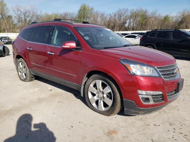 1GNKVJKD3EJ208933 - 2014 CHEVROLET TRAVERSE LTZ RED photo 4