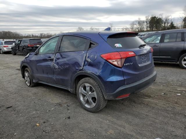 3CZRU6H58GM769314 - 2016 HONDA HR-V EX BLUE photo 2