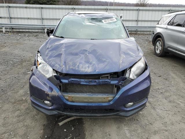 3CZRU6H58GM769314 - 2016 HONDA HR-V EX BLUE photo 5