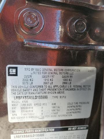 LRBFXBSA5LD155999 - 2020 BUICK ENVISION PREFERRED Qəhvəyi foto 14