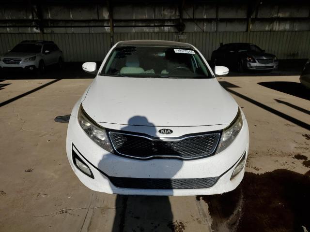 5XXGN4A70FG436759 - 2015 KIA OPTIMA EX WHITE photo 5