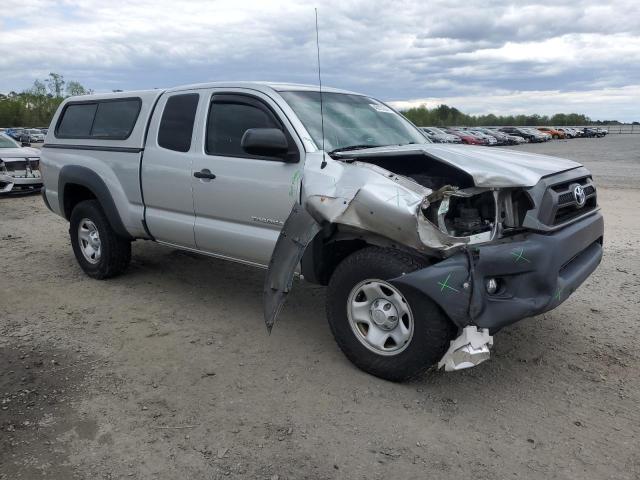 5TFUX4ENXDX016812 - 2013 TOYOTA TACOMA ACCESS CAB SILVER photo 4