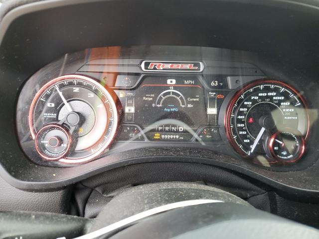 1C6SRFLT8KN913867 - 2019 RAM 1500 REBEL RED photo 9