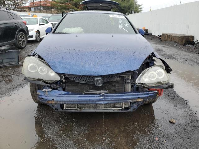 JH4DC54812C012437 - 2002 ACURA RSX BLUE photo 5