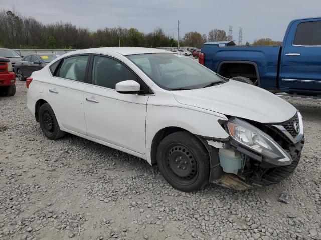 3N1AB7AP8HY210109 - 2017 NISSAN SENTRA S WHITE photo 4