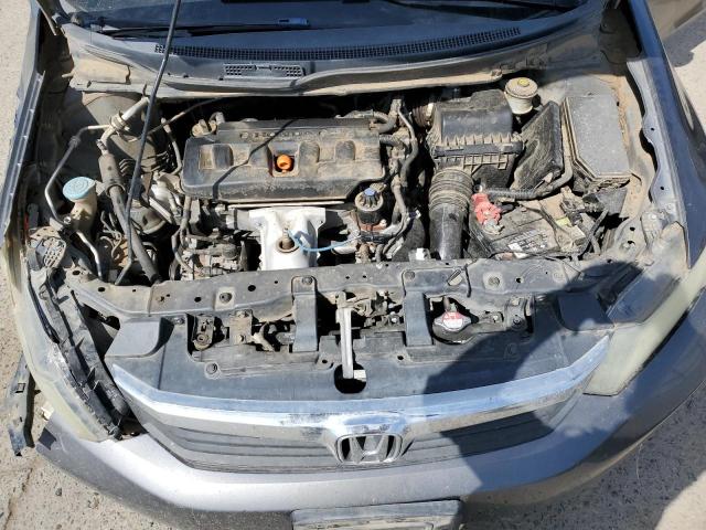 2HGFB2F84CH566435 - 2012 HONDA CIVIC EX GRAY photo 11