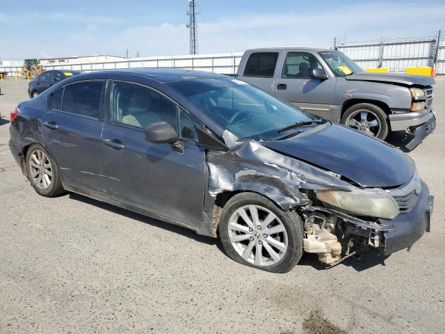 2HGFB2F84CH566435 - 2012 HONDA CIVIC EX GRAY photo 4