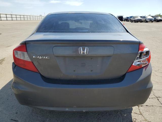 2HGFB2F84CH566435 - 2012 HONDA CIVIC EX GRAY photo 6