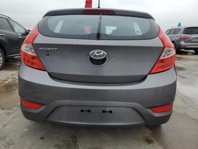 KMHCT5AEXEU180384 - 2014 HYUNDAI ACCENT GLS GRAY photo 6