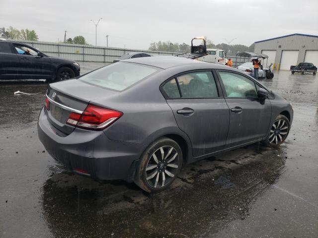 2HGFB2F96FH538777 - 2015 HONDA CIVIC EXL GRAY photo 3