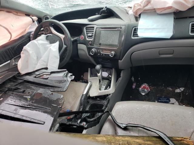 2HGFB2F96FH538777 - 2015 HONDA CIVIC EXL ნაცრისფერი ფოტო 8