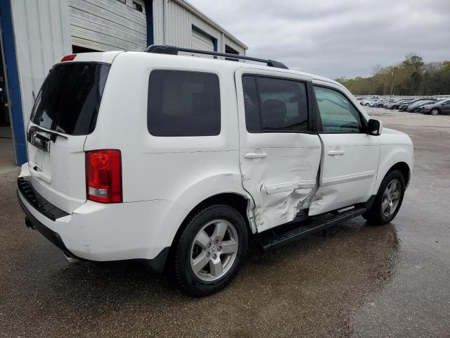 5FNYF3H53BB028995 - 2011 HONDA PILOT EXL WHITE photo 3