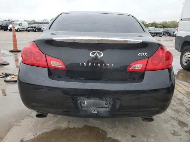 JNKBV61E97M728148 - 2007 INFINITI G35 BLACK photo 6