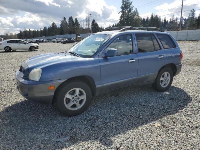 KM8SC73D53U465115 - 2003 HYUNDAI SANTA FE GLS BLUE photo 1