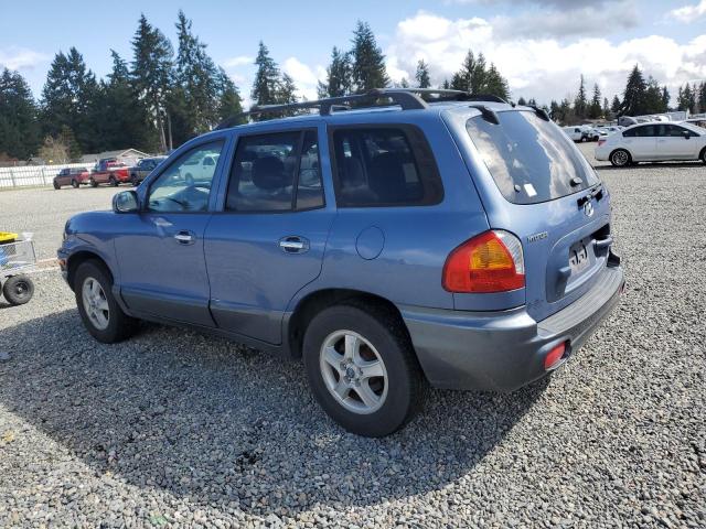 KM8SC73D53U465115 - 2003 HYUNDAI SANTA FE GLS BLUE photo 2