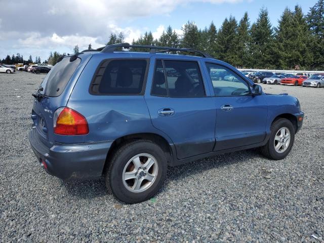 KM8SC73D53U465115 - 2003 HYUNDAI SANTA FE GLS BLUE photo 3