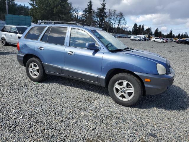 KM8SC73D53U465115 - 2003 HYUNDAI SANTA FE GLS BLUE photo 4