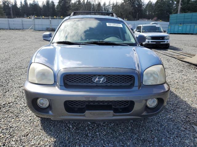 KM8SC73D53U465115 - 2003 HYUNDAI SANTA FE GLS BLUE photo 5