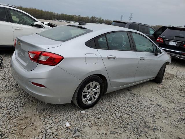 1G1BJ5SM7K7104393 - 2019 CHEVROLET CRUZE SILVER photo 3