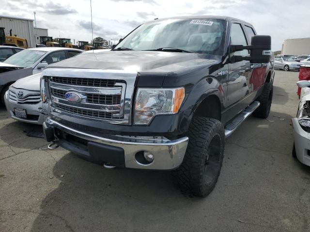 1FTFW1EF8EKF84364 - 2014 FORD F150 SUPERCREW BLACK photo 1