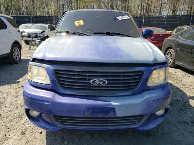 2FTRF07304CA59084 - 2004 FORD F150 SVT LIGHTNING BLUE photo 5