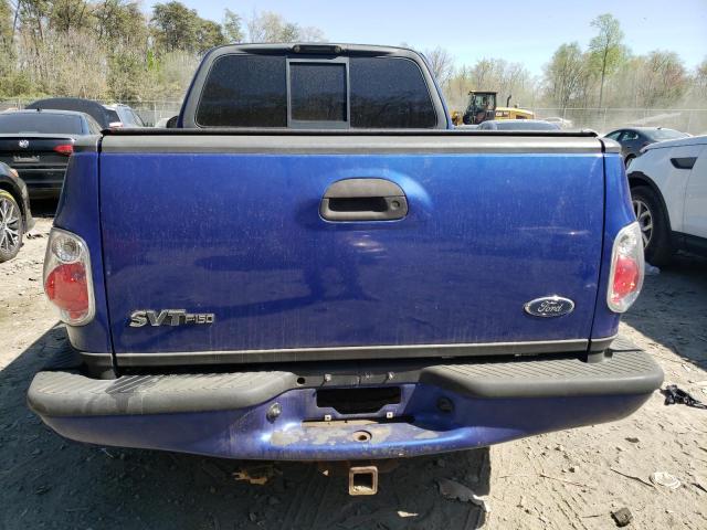 2FTRF07304CA59084 - 2004 FORD F150 SVT LIGHTNING BLUE photo 6