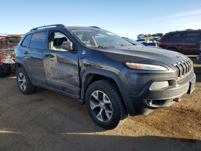 1C4PJMBS9EW170203 - 2014 JEEP CHEROKEE TRAILHAWK GRAY photo 4