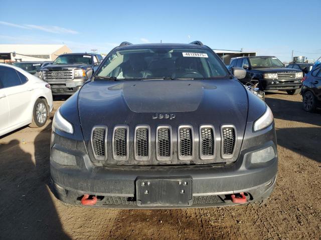 1C4PJMBS9EW170203 - 2014 JEEP CHEROKEE TRAILHAWK GRAY photo 5