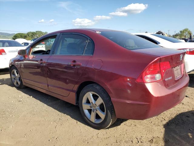 1HGFA16548L055353 - 2008 HONDA CIVIC LX RED photo 2