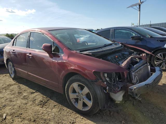 1HGFA16548L055353 - 2008 HONDA CIVIC LX RED photo 4